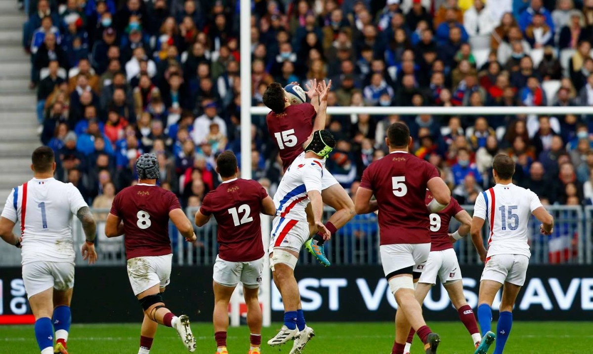 Джорджия регби. Russia vs France. Georgian Rugby.